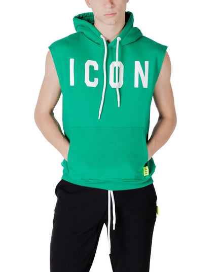 Icon Green Cotton Hoodie
