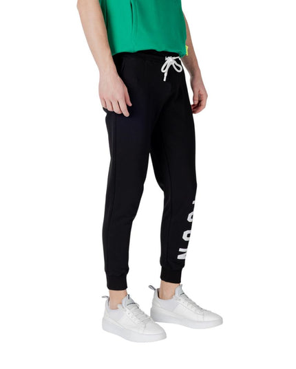 Icon Black Cotton Joggers (Workout Pants)