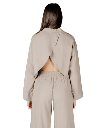 Only Beige Viscose Blouse