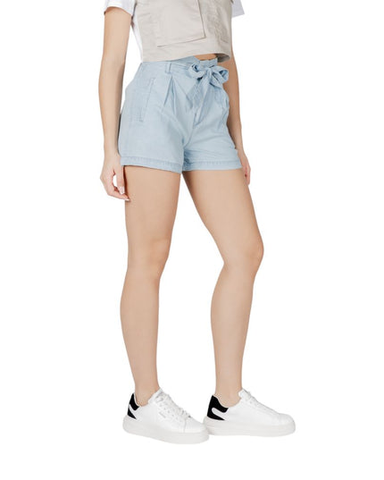 Only Light Blue Lyocell Shorts