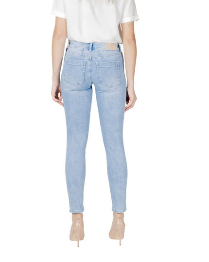 Street One Light Blue Cotton Slim Fit Jean