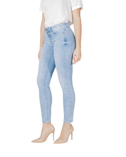 Street One Light Blue Cotton Slim Fit Jean