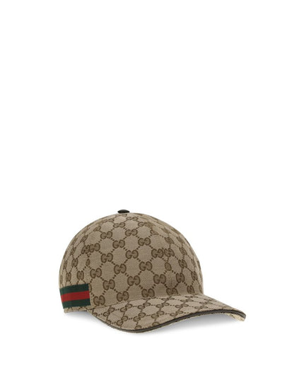 Gucci Beige Cotton Cap (Baseball Hat)