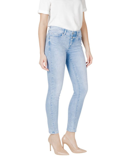 Street One Light Blue Cotton Slim Fit Jean
