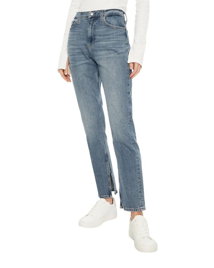 Calvin Klein Jeans Blue Cotton Slim Fit Jean