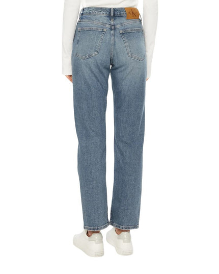 Calvin Klein Jeans Blue Cotton Slim Fit Jean