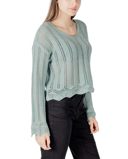 Only Turquoise Recycled Cotton Sweatshirt