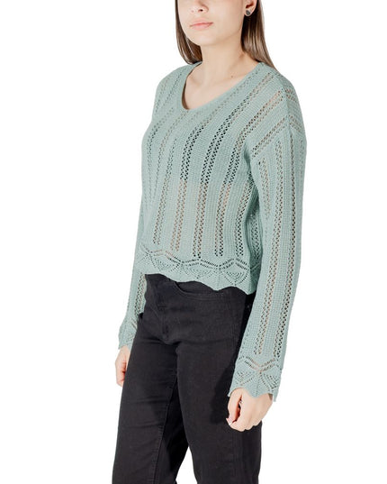 Only Turquoise Recycled Cotton Sweatshirt