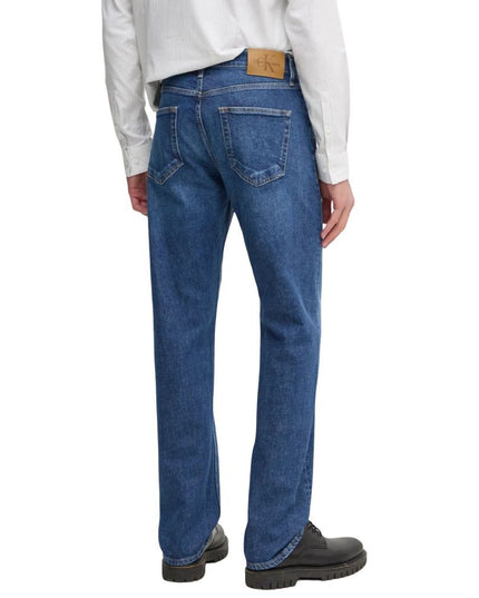 Calvin Klein Jeans Blue Cotton Relaxed Fit Jean
