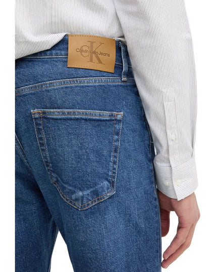 Calvin Klein Jeans Blue Cotton Relaxed Fit Jean