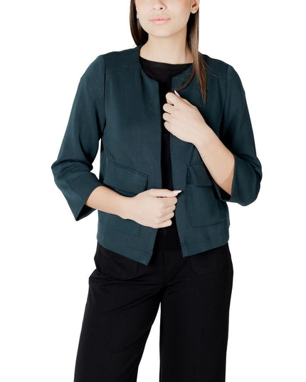 Street One Green Modal Jackets & Coat