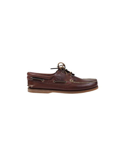 Timberland Brown Leather Slip-On Loafers