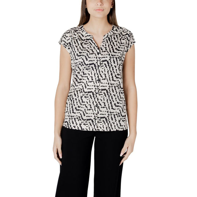 Street One Cream Cotton T-Shirt