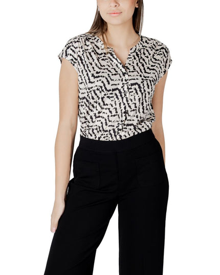 Street One Cream Cotton T-Shirt