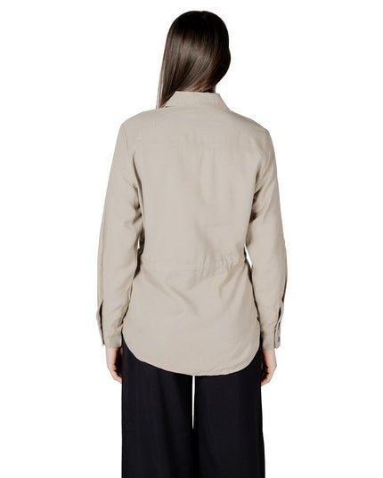 Only Beige Viscose Blouse