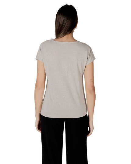 Street One Beige Polyester T-Shirt