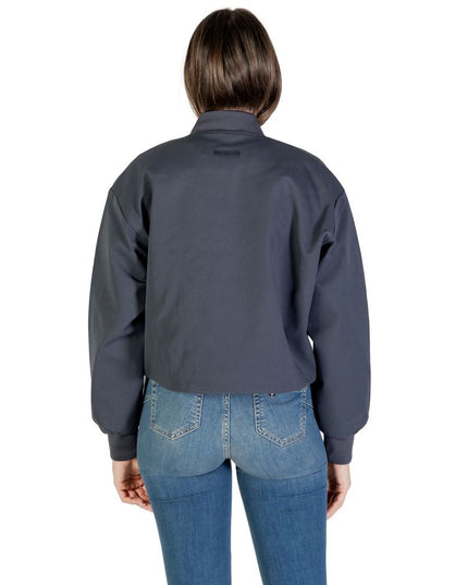 Calvin Klein Jeans Gray Recycled Polyester Bomber