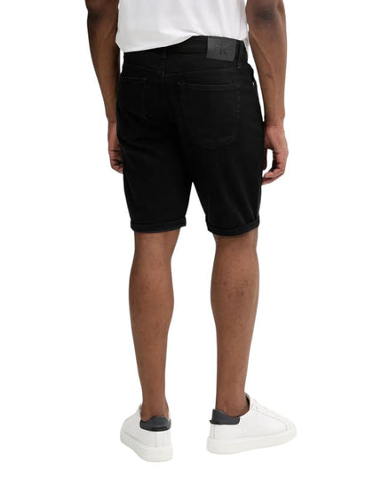 Calvin Klein Jeans Black Cotton Bermuda Shorts