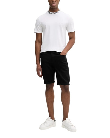 Calvin Klein Jeans Black Cotton Bermuda Shorts