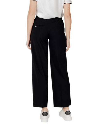 Street One Black Viscose Casual Pants