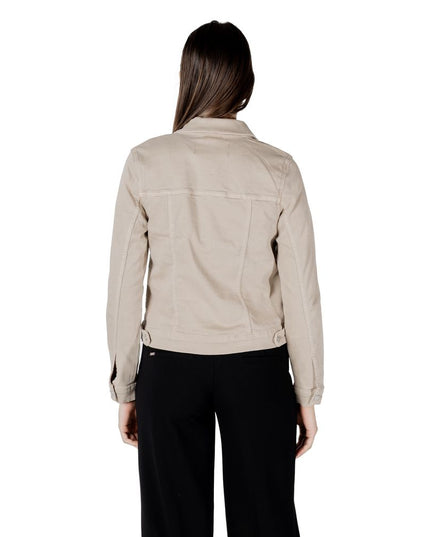 Street One Beige Cotton Jackets & Coat