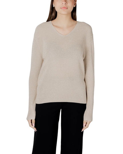 Street One Gold Cotton Sweatshirt
