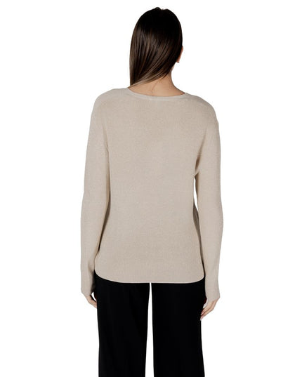Street One Gold Cotton Sweatshirt