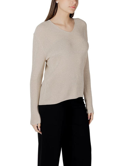 Street One Gold Cotton Sweatshirt