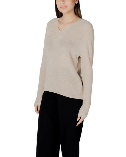 Street One Gold Cotton Sweatshirt