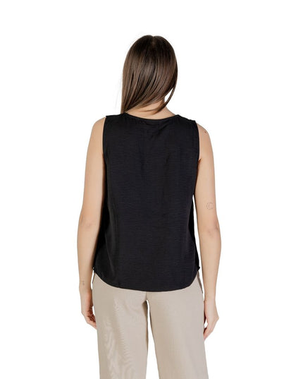 Only Black Recycled Polyester Tank Top