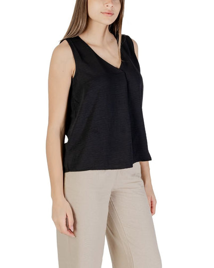 Only Black Recycled Polyester Tank Top