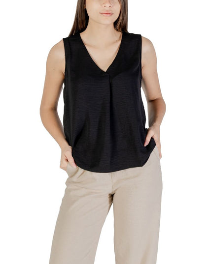 Only Black Recycled Polyester Tank Top