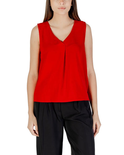 Only Red Recycled Polyester Tank Top