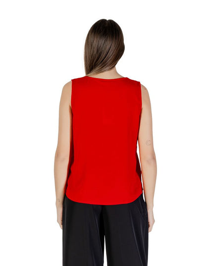 Only Red Recycled Polyester Tank Top