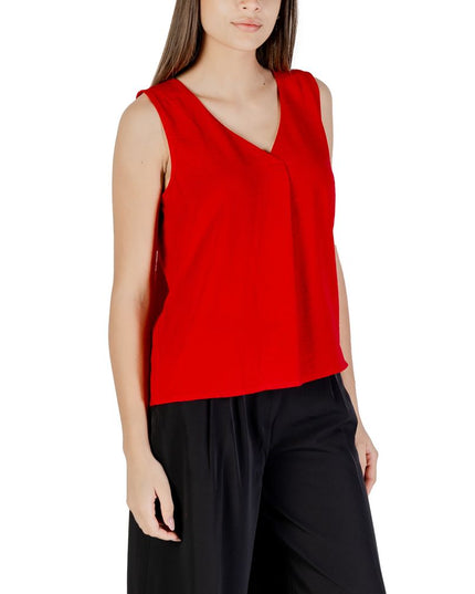 Only Red Recycled Polyester Tank Top
