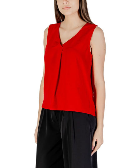 Only Red Recycled Polyester Tank Top
