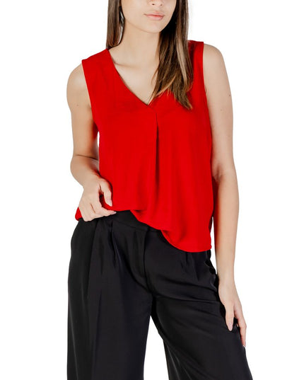 Only Red Recycled Polyester Tank Top