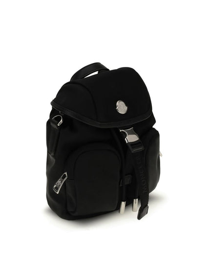 Moncler Black Calf Leather Bos Taurus Backpack