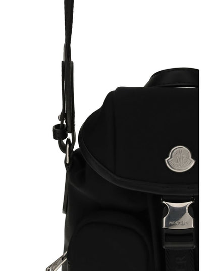 Moncler Black Calf Leather Bos Taurus Backpack