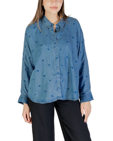 Only Blue Tencel Blouse