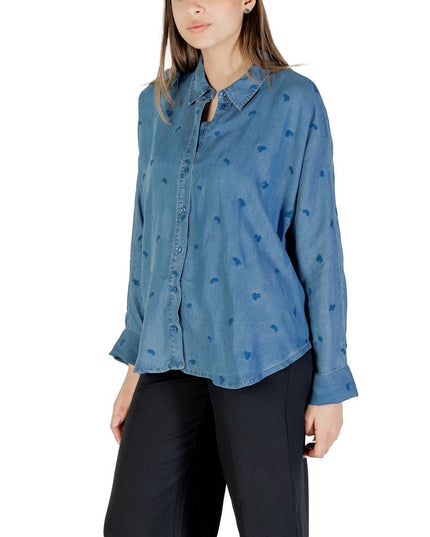 Only Blue Tencel Blouse