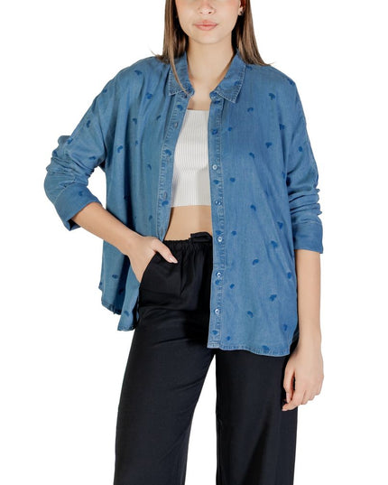 Only Blue Tencel Blouse