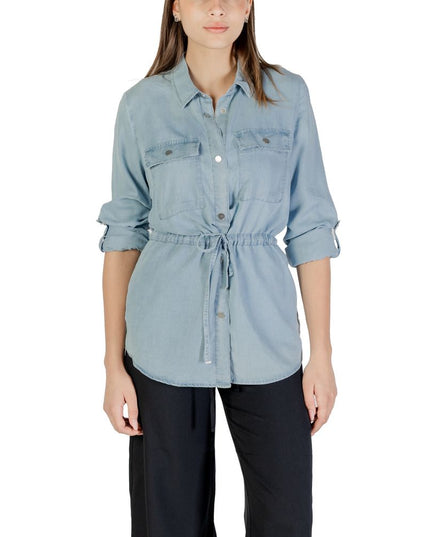 Only Light Blue Tencel Blouse