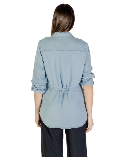 Only Light Blue Tencel Blouse
