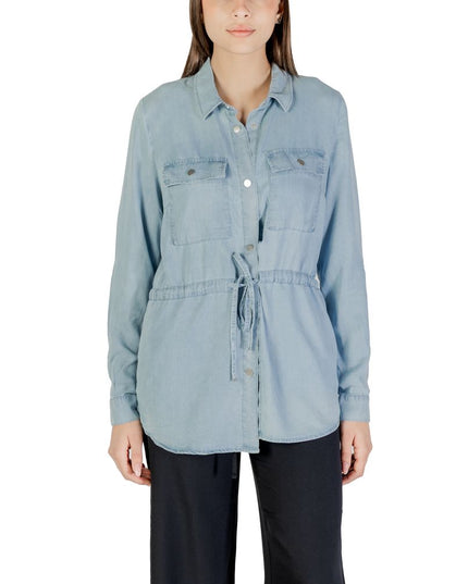 Only Light Blue Tencel Blouse
