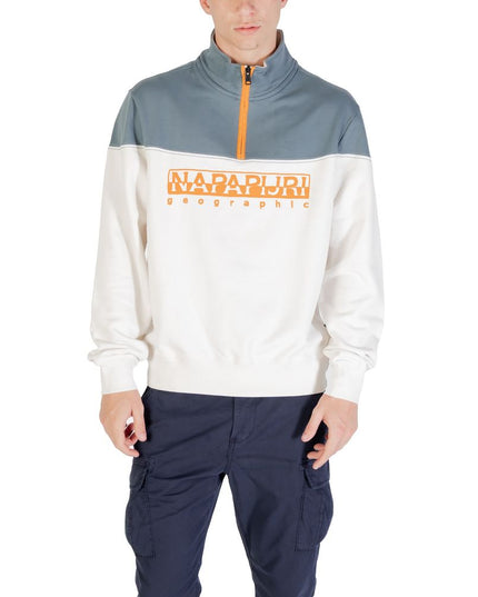 Napapijri Cream Cotton Sweatshirt