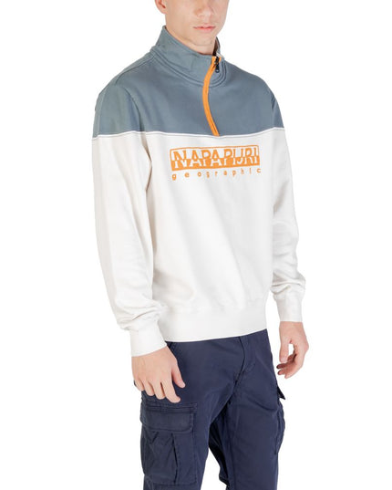 Napapijri Cream Cotton Sweatshirt