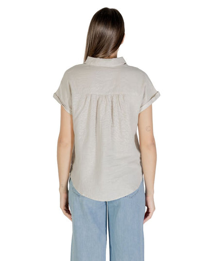 Street One Bicolor Linen Blouse