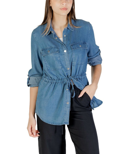 Only Blue Tencel Blouse