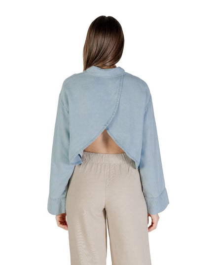 Only Light Blue Lyocell Blouse